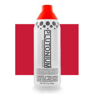 Picture of Plutonium Ultra Supreme Professional Opaque Spray Paint Red Alert